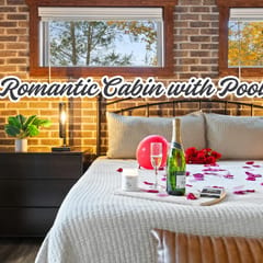 Romantic Cabin with Pool by Ghosal Luxury Lodging