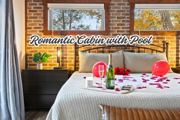Romantic Cabin with Pool by Ghosal Luxury Lodging - Image 1